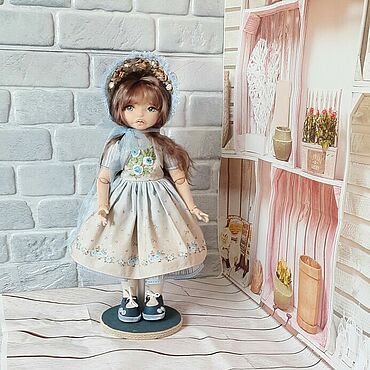 Шарнирная кукла из полимерной глины