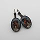 Order Earrings bronze Sir Cocker. Linda (LKdesign). Livemaster. . Earrings Фото №3