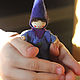 Черничный гном. Вальдорфские куклы и звери. Pocket gnome. Ярмарка Мастеров.  Фото №6