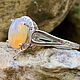 Order Silver ring with opal. sparkling-ru. Livemaster. . Rings Фото №3