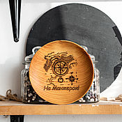 Посуда handmade. Livemaster - original item Wooden plate 