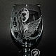 Order Temptress. Beer glass. ArtGraving. Livemaster. . Wine Glasses Фото №3