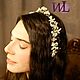 Венок "Флёрдоранж". Украшения для причесок. Witchy Lilac: Stones & Flowers. Интернет-магазин Ярмарка Мастеров.  Фото №2