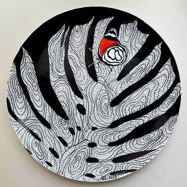 Посуда ручной работы. Ярмарка Мастеров - ручная работа Тарелки: "Многновение". Handmade.