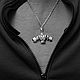 Кулон Спортсмен / Barbell's bear pendant, серебро 925 пробы. Кулон. Mens Games Silver. Ярмарка Мастеров.  Фото №6