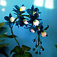 Flower-lamp 'azure Orchid', Nightlights, Surgut,  Фото №1