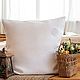 Funda de almohada de lino 50/70 con bordado costura Ivanovo. Pillowcases. flax&lace. My Livemaster. Фото №4