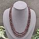 Natural garnet author's garnet necklace, Necklace, Moscow,  Фото №1