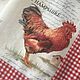 Заказать Gifts for March 8: textile napkin with roosters. Gurchiani Irina.. Ярмарка Мастеров. . Swipe Фото №3