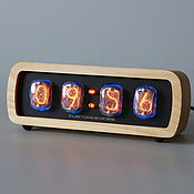 Для дома и интерьера handmade. Livemaster - original item Nixie tube clock "IN-4". Handmade.