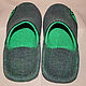 Order Men's felted Slippers Elements. MMwool (marinamol). Livemaster. . Slippers Фото №3