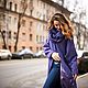 Oversize coat with Lavender snood', Coats, Moscow,  Фото №1
