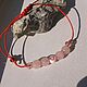 Shambhala bracelet with rose quartz 'Love in everything on a red thread, Bead bracelet, ,  Фото №1