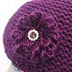 Knitted hat in wine color. Caps. Cozy corner (nadejdamoshkina). My Livemaster. Фото №4