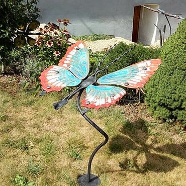 Дача и сад ручной работы. Ярмарка Мастеров - ручная работа Бабочка кованая. Handmade.