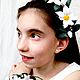 "Эдельвейс"-цветок любви и верности. Ободок и браслет из японского бар. Диадема для невесты. Михеева (Лядова ) Ирина (mikha207). Ярмарка Мастеров.  Фото №5