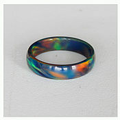 Украшения handmade. Livemaster - original item Synthetic opal ring 2. Handmade.