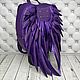 Women's leather backpack 'Violet Angel'. Backpacks. Lyurom Studio. Online shopping on My Livemaster.  Фото №2