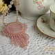Pink sugar - pendant fringe beads rose quartz, Pendants, Khimki,  Фото №1