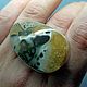 Opal ring 'Seen image', silver. Rings. EdGems jewerly. My Livemaster. Фото №5