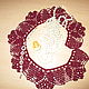 Collar openwork crocheted Aroma of Cabernet. Collars. Weather (knitting) Irina. Online shopping on My Livemaster.  Фото №2