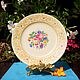 Thomas.(1939-1952) Dish with flowers. Germany, Vintage plates, Trier,  Фото №1
