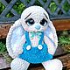 Вязаный заяц  , зайчик, вязаные игрушки. Амигуруми куклы и игрушки. Julmimitoys вязаные игрушки. Ярмарка Мастеров.  Фото №7