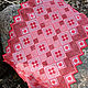 Red Tablecloth handmade embroidered tablecloth, Hardanger, Tablecloths, Vinnitsa,  Фото №1