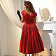 Dress in the style of 50's 'scarlet rose'. Dresses. Moda No Time. Online shopping on My Livemaster.  Фото №2