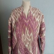Одежда handmade. Livemaster - original item Quilted ikat kaftan. Uzbek chapan. boho coat. SCH005. Handmade.