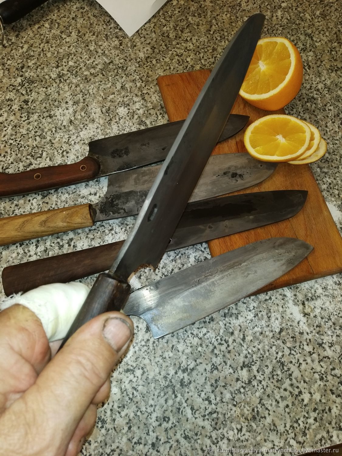 : ножи с любой стали Сантоку  в е Ярмарка .