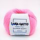 Lana Gatto Super Soft color pink neon 14473, Yarn, Moscow,  Фото №1