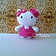 Заказать Hello Kitty амигуруми в розовом платье. Sonbahar. Ярмарка Мастеров. . Мини фигурки и статуэтки Фото №3