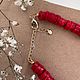 Заказать Колье из крупного коралла. Katerina Moroz accessories for you (katerinamoroz). Ярмарка Мастеров. . Колье Фото №3