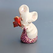 Подарки к праздникам handmade. Livemaster - original item Figurine: The mermaid mouse.. Handmade.
