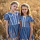 Платья «Арина и Дарина». Платье. Littlebiggirl.dress (Ирина Павлова) (Littlebiggirl). Ярмарка Мастеров.  Фото №5
