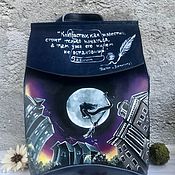 Рюкзак с росписью «Женщина- лава»