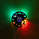 Wall clock with backlight from vinyl records rock Climber, Backlit Clocks, St. Petersburg,  Фото №1