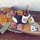 Food for dolls - Cheese board for dollhouse miiature, Doll food, Schyolkovo,  Фото №1