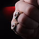 Перстень / Кольцо из золота 585 с рубином и бриллиантами. Перстень. BUGAKOV jewelry. Интернет-магазин Ярмарка Мастеров.  Фото №2