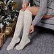 Knee SOCKS KNITTED DOWNY THIN. Knee. KOZAmoDA (kozamoda) (kozamoda). My Livemaster. Фото №4