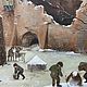 Заказать «The Census at Bethlehem. Fragment No.2», картина, холст/масло. Художник Юлия Вербицкая. Ярмарка Мастеров. . Картины Фото №3