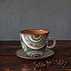 Кружка Rock 'n' roll cappuccino. Кружки и чашки. Арт-салон 'Райское яблоко'.. Интернет-магазин Ярмарка Мастеров.  Фото №2
