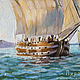 To buy oil painting, Buy seascape with sailboat. Sea. Pictures. pirogov-maxim. My Livemaster. Фото №4