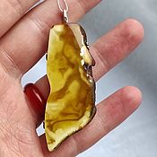 Украшения handmade. Livemaster - original item Baltic Amber Landscape Pendant, Amber pendant, Large pendant. Handmade.