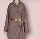Coat with belt 'English style' look 2. Coats. Lana Kmekich (lanakmekich). Online shopping on My Livemaster.  Фото №2