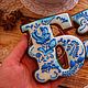 Gingerbread painting for grandma. Gingerbread Cookies Set. cookiezanna. My Livemaster. Фото №4