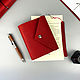 A6 notebook made of genuine leather, Diaries, Moscow,  Фото №1