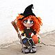 Order Little witch. Crochet patterns by Ermak Elena. Livemaster. . Stuffed Toys Фото №3