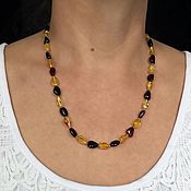 Работы для детей, handmade. Livemaster - original item Amber Beads Real Amber decoration gift for women. Handmade.